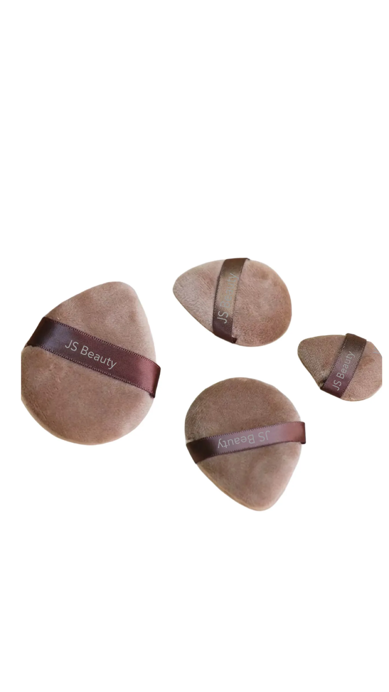 Puff Set 4 pes Brown