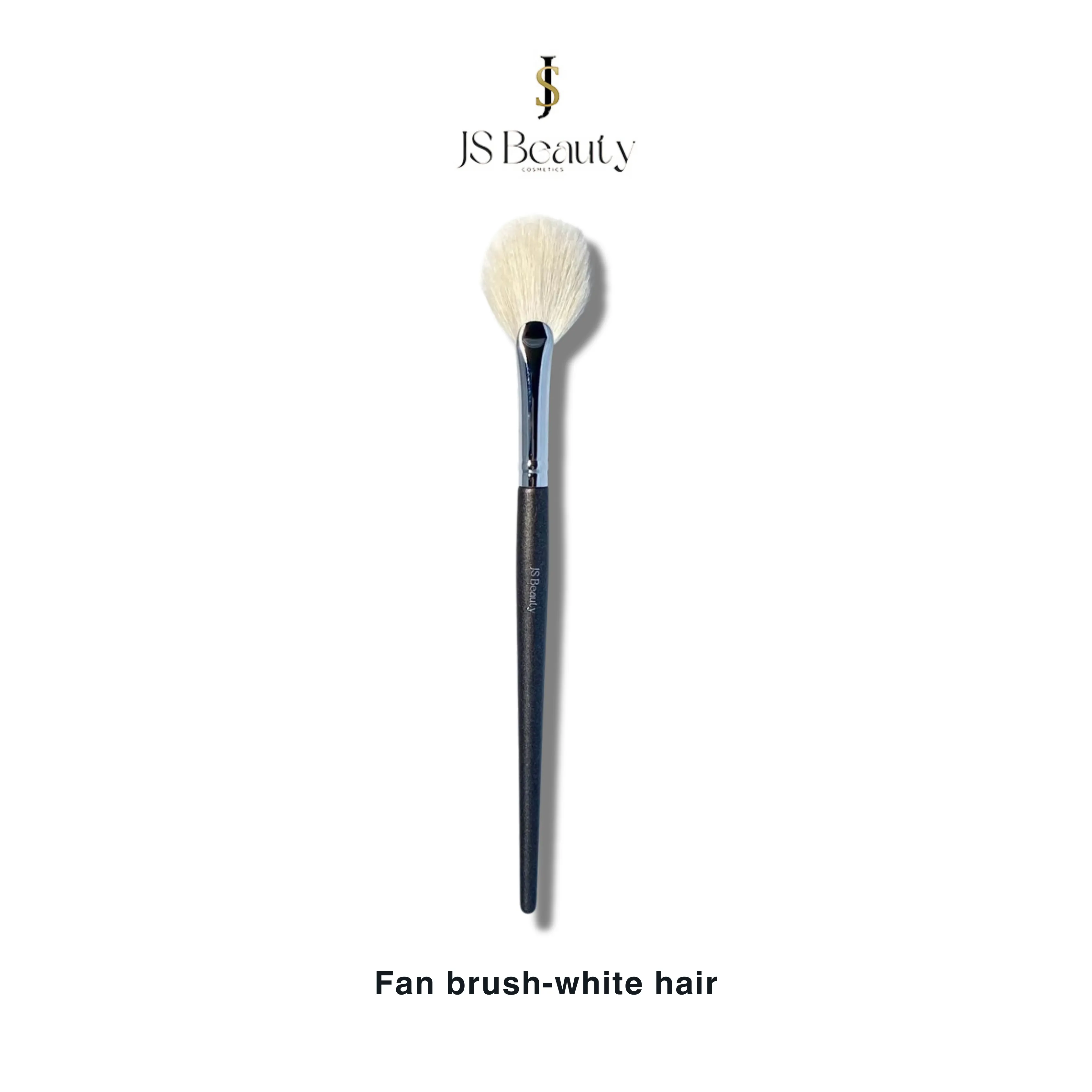 Fan brush-white hair
